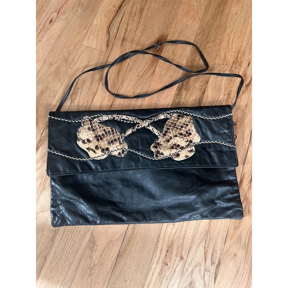 80's De Luigi Vegan Leather Crossbody Bag